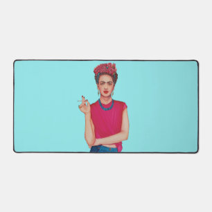 Femme en jean bleu peinture à l'huile