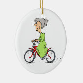 FEMME EN ORNEMENT DE VÉLO (Droite)
