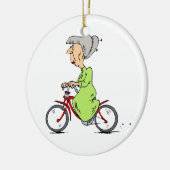 FEMME EN ORNEMENT DE VÉLO (Gauche)