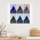 Femme en Pleure - Poster blanc (Cuisine)