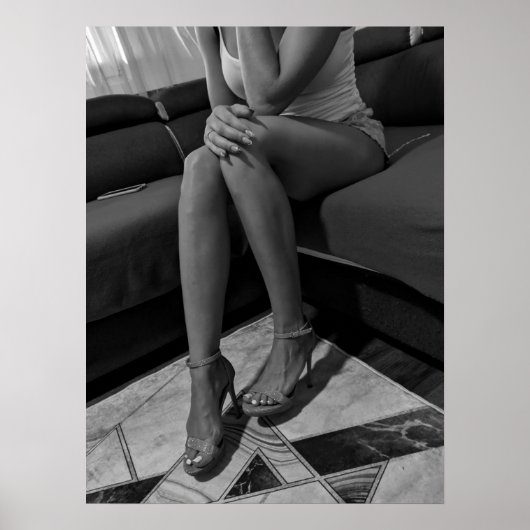 Femme en talons hauts poster (Devant)