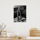 Femme en talons hauts poster (Cuisine)