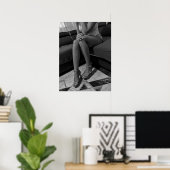 Femme en talons hauts poster (Bureau à domicile)