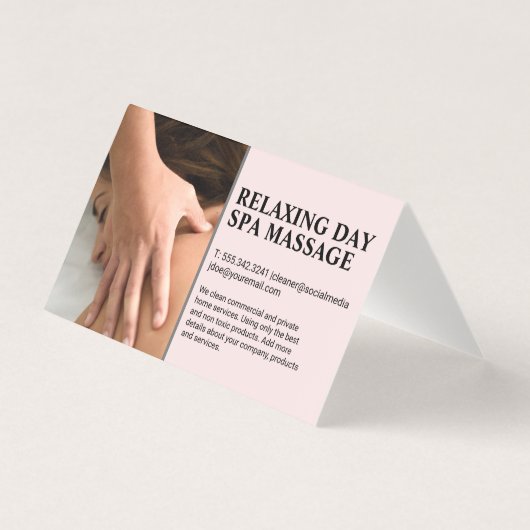 Femme en train de se faire masser (Front)