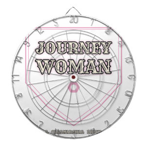 Femme en voyage — Cible de fléchettes
