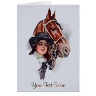 Femme équestre