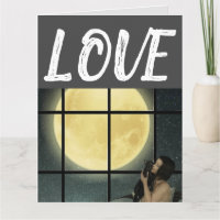 FEMME ET CHAT AIME LES GRANDES CARTES D'ANNIVERSAI