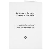 Femme et chien photographié Vintage (Dos)