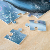 Femme et Dolphin Puzzle Best Friends (Côté)