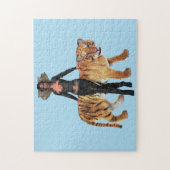 FEMME ET IMAGINAIRE TIGRE PUZZLE (Vertical)