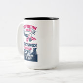 Femme étasunienne Vétéran Coffee Mug (Devant gauche)