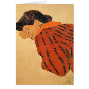 Femme étendue d'Egon Schiele- avec le chemisier