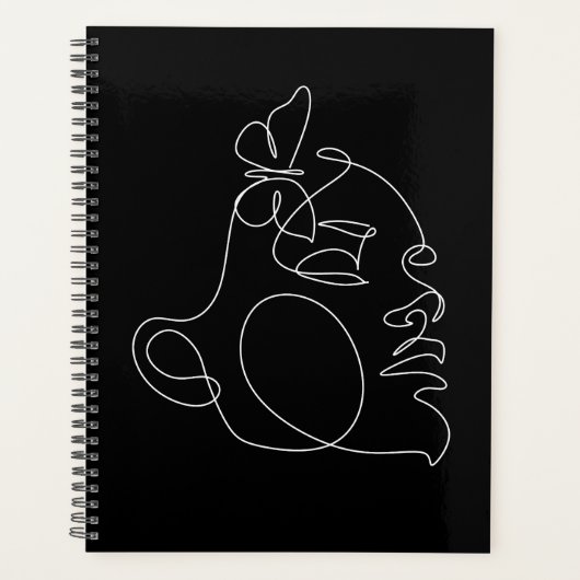 Femme Face Line Art (Devant)