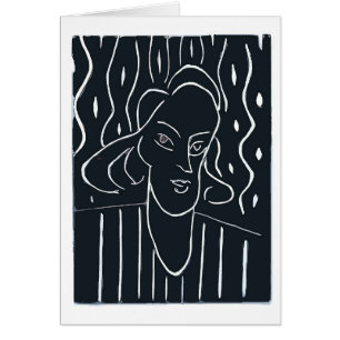 Femme Face Noir & Blanc