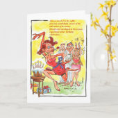 Femme faisant la carte de fantaisie de danse (Fleur jaune)