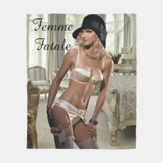 Femme Fatale 1920 - Roken en Pistolen Fleece Deken