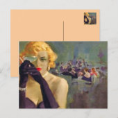 Femme Fatale ~ Carte postale (Devant / Derrière)