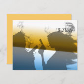 Femme Fatale - doubles invitations de problème (Devant / Derrière)