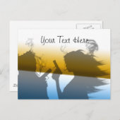 Femme Fatale - Dubbele postkaart (Voorkant / Achterkant)