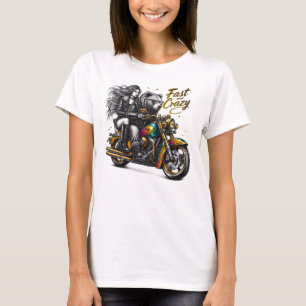 Femme Fatale op twee wielen T-shirt