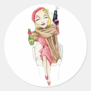 Femme Fatale Sticker