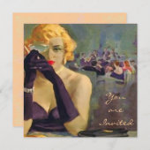 Femme Fatale ~ Uitnodigingen (Voorkant / Achterkant)