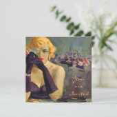 Femme Fatale ~ Uitnodigingen (Staand voorkant)