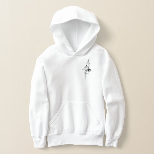 Femme/fille à capuche blanche (Poser)