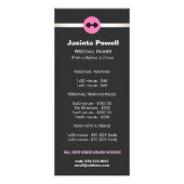 Femme Fitness Personal Trainer Prix Menu (Dos)