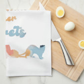 Femme forte... serviette de furets (Quart Plié)