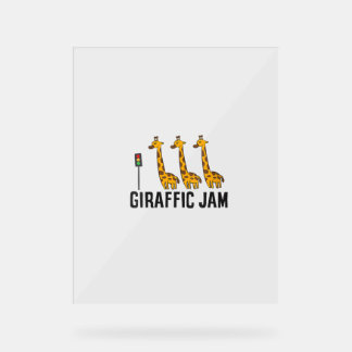 Femme Giraffic Jam Funny Giraffe Giraffe Pun Cute