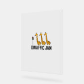 Femme Giraffic Jam Funny Giraffe Giraffe Pun Cute (Angle)
