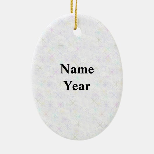 Femme Golf Diva Ornement de Noël (Dos)