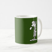 Femme Golfer Mug (Devant droit)