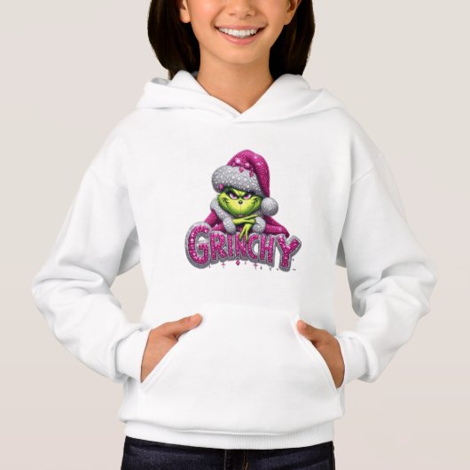 Femme Grincheuse — Sweat à capuche de vacances Ros (Devant)