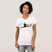 Femme / Gymnastique Ado Swirl T-Shirt (Devant entier)