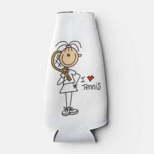 Femme I Love Tennis Glacière bouteille