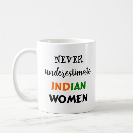 femme indienne tasse à café (Gauche)