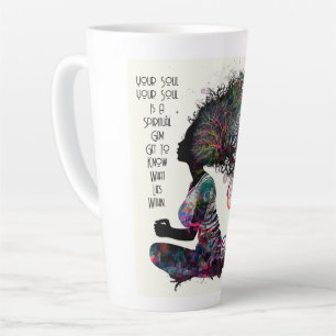 Femme Inspiré Spirituel Gem Latte Mug