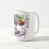 Femme Inspirée, Artisanée Dans La Mug (Devant droit)