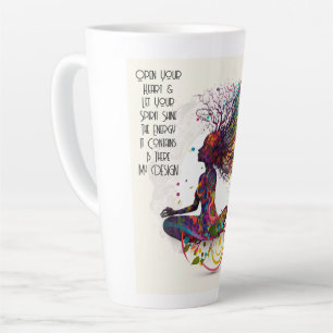 Femme inspirée Open Heart Latte Mug