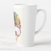 Femme inspirée Open Heart Latte Mug (Droite)