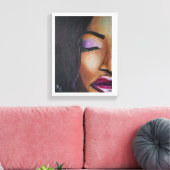 Femme Interscopique - toile (Insitu(Salon))