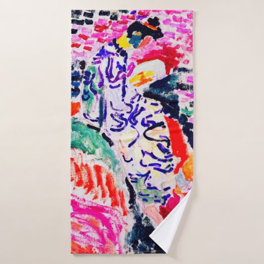 Femme japonaise au bord de l'eau, Matisse (Serviette de bain)