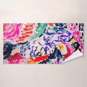 Femme japonaise au bord de l'eau, Matisse (Serviette de bain)