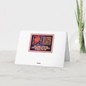 Femme la plus forte que je connaisse carte de fête (Dos)