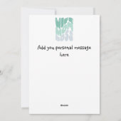 Femme, maman, patron sur mesure Carte de fête des (Dos)