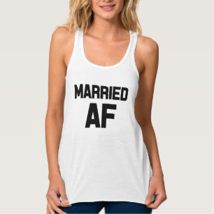 Femme mariée AF amusante débardeur