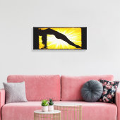 Femme Méditation Zen Toile Murale (Insitu(Salon))