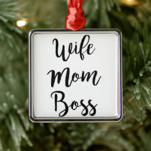 *FEMME MÈRE PATRONNE* ORNEMENT DE NOËL OU POUR TOU